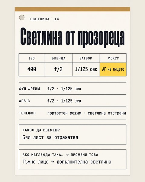 Светлина, светлина от прозореца